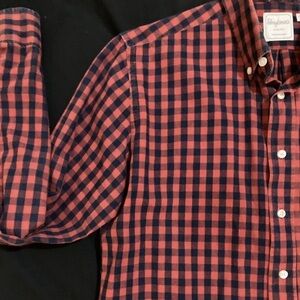 Schnayderman’s Shirt Red Navy Check 37/38